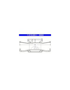 Comprar Kit de accesorios pinza de freno BMW E24 628CSi 
