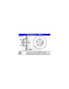 Comprar Disco de freno BMW E24 628CSi y 635CSi,  630CS y