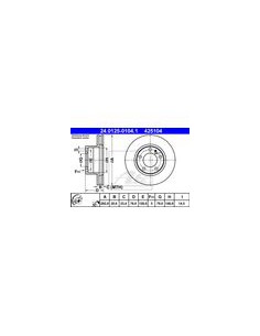 Comprar Disco de freno BMW E24 628CSi y 635CSi, eje delantero