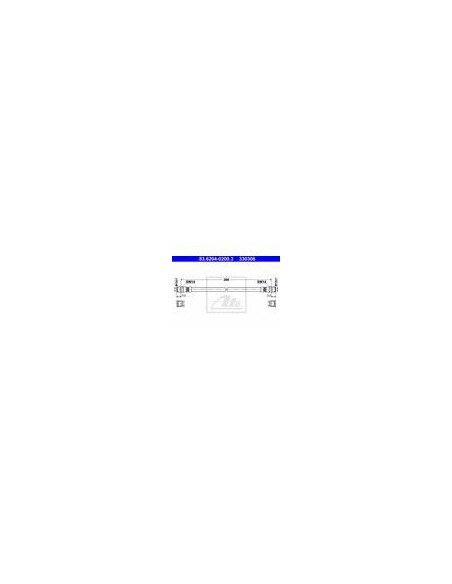 Comprar Latiguillo freno BMW E24 628CSi  635CSi M635CSi, eje
