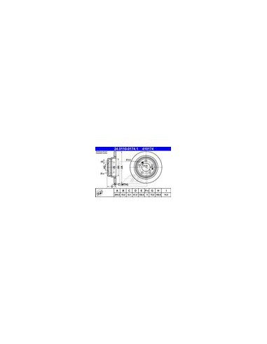 Comprar Disco de freno BMW E24 628CSi hasta 5/87  635CSi y