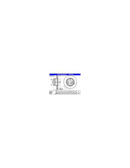 Comprar Disco de freno BMW E32 730 i8 - 730iL8 (ATE)