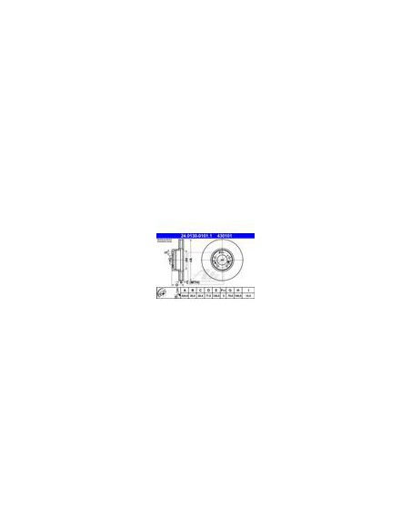 Comprar Disco de freno BMW E32 750i  750iL (ATE) 34111159895