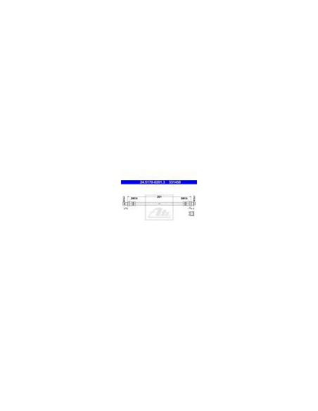 Comprar Latiguillo freno BMW E32, eje trasero, superior. (ATE)
