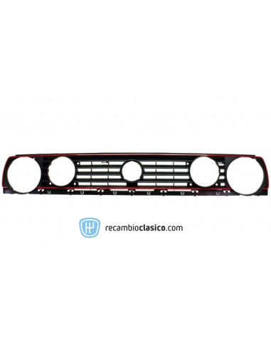 Comprar Rejilla calandra Volkswagen Golf GTI embellecedor rojo