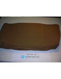 Funda tela marrón respaldo asiento derecho Renault 6. R1183