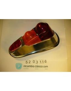 Piloto intermitente completo trasero derecho cromado Renault 4 828200