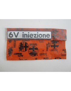 Comprar Insignia original Alfa Romeo 75 "6V Iniezione" 60530171