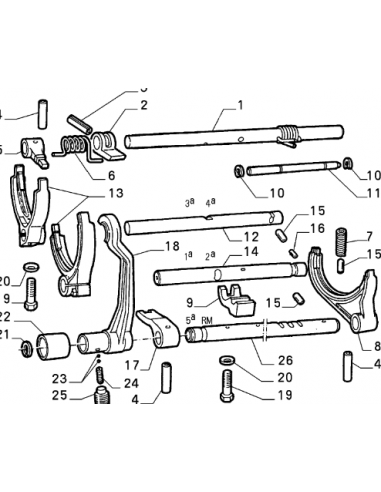 Comprar Horquilla de la caja de cambios Alfa Romeo 33 60501277