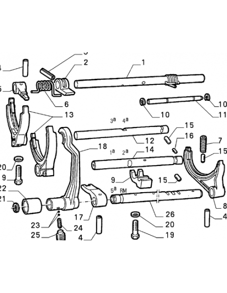 Comprar Horquilla de la caja de cambios Alfa Romeo 33 60501277