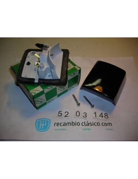 Piloto completo izquierdo luz matrícula Renault 4 F6 Renault 5 antiguo Renault 6 moderno Renault 12 Break, marca YORKA