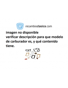 Comprar Kit carburador Seat 850 N Berlina Weber 30 ICF 10-11-13