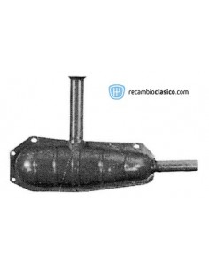 Silencioso escape Renault 8 7700571402  7700571403