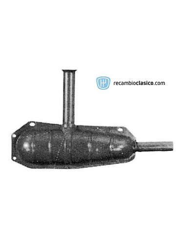 Silencioso escape Renault 10 7700571402  7700571403