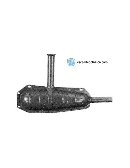 Silencioso escape Renault 10 7700571402  7700571403