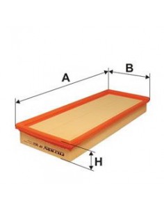 Filtro de aire Ford Escort, Ford Orion, Ford Capri 1574618 5020868 H75TM9601AA 88T X 9601 AA
