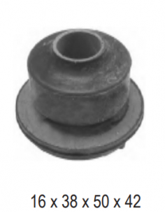 Silentblock 16 x 38 x 50 x 42 delantero Peugeot 504 Peugeot 505 Peugeot 604 356109