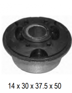 Silencioso Ø 14 x 30 x 37,5 x 50 Peugeot 304 Peugeot 305 352326