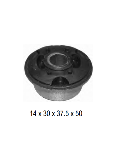 Silencioso Ø 14 x 30 x 37,5 x 50 Peugeot 304 Peugeot 305 352326