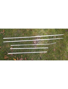 Juego  de molduras capo aletas y puertas Seat 600