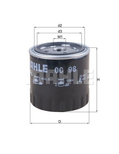 Filtro de aceite Peugeot 104 Peugeot 204 Peugeot 205 Peugeot 304 Peugeot 305 110922 110924 110938 110939 110942 110946 110955