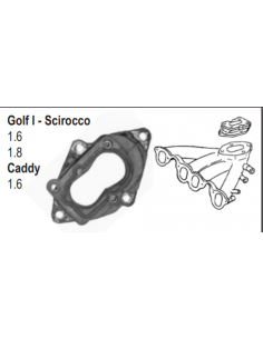 Soporte carburador VOLSKWAGEN GOLF MK2 VOLSKWAGEN JETTA MK2 VOLSKWAGEN PASSAT VOLSKWAGEN SANTANA 026129761E