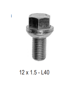 Tornillo de rueda AUDI 50 AUDI COUPE AUDI QUATTRO 2014010270