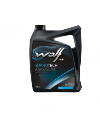 Aceite de motor WOLF 20W50 4L