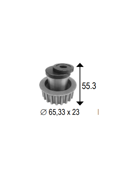 Polea tensor BMW E36 11311721263