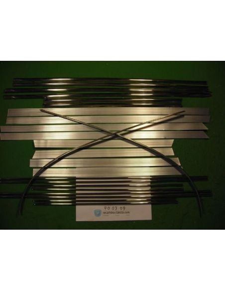 Juego molduras cromadas y de aluminio Renault 4