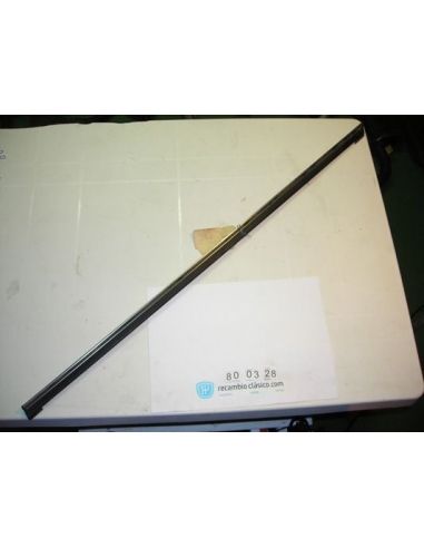 Moldura cromada cejilla lamelunas exterior puerta delantera izquierda Renault 18 7700640064