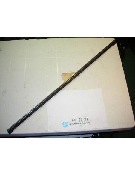 Moldura cromada cejilla lamelunas exterior puerta delantera izquierda Renault 18 7700640064