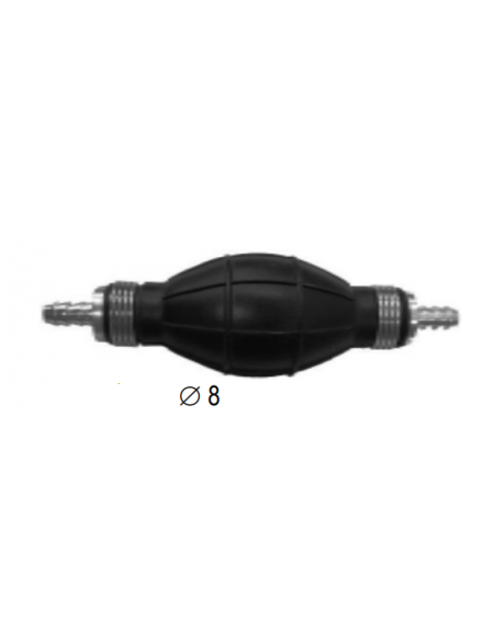 Cebador manual combustible entrada y salida 8 mm de D Peugeot 157973 Cebador manual combustible entrada y salida 8 mm de D Peugeot 157973