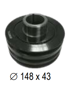 Polea de cigüeñal Nissan Terrano I II 12303-2S600