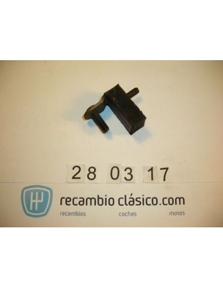 Silentblock rectangular tubo de escape Renault 6 (R1183 y R1185) 7702045659
