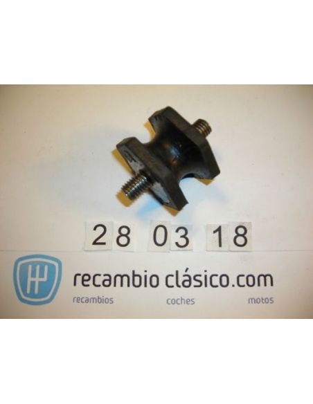 Silentblock rectangular tubo de escape Renault 6 R1183, Renault 12 métrica 9mm 7700523095