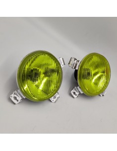 Juego de Faro delantero interior tintado amarillo Volkswagen Golf II MK2 191941783B 191941784B