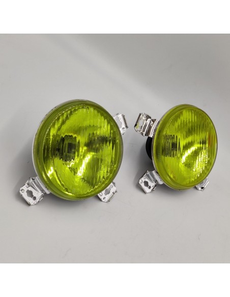 Juego faros H3 largo alcance derecho e izquierdo interiores de carretera tintado amarillo Volkswagen Golf I MK1 Golf II MK2 1919