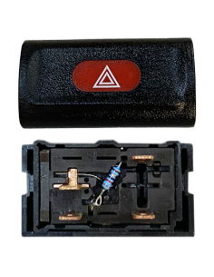 Botón interruptor de luces de emergencia Warning Opel Vectra B  6240148