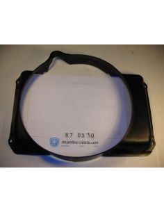 Canalizador plástico ventilador radiador motor Renault 4 antiguo 256587600