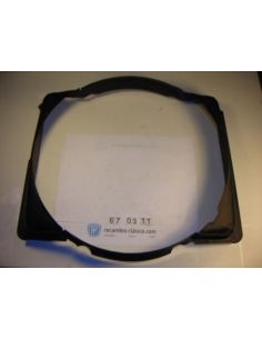 Canalizador metálico ventilador radiador motor Renault Dauphine