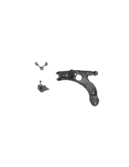 Brazo suspensión delantero izquierdo Audi A3 1J0407151B