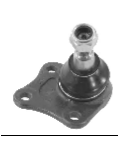 Rótula de suspensión delantera derecha Audi A3 1J0407366A