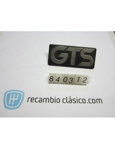 Anagrama insignia GTS de Renault 18 GTS