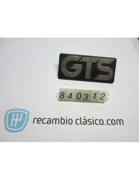 Anagrama insignia GTS de Renault 18 GTS