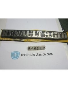 Anagrama emblema logo insignia Renault 9 GTD