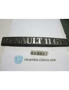 Anagrama emblema logo insignia Renault 11 GTS