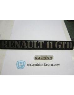 Anagrama emblema logo insignia Renault 11 GTD