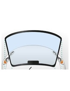 Parabrisas laminado verde con franja azul Opel Corsa A