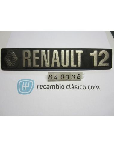 Comprar emblema Renault R12 S online | Recambio Clásico